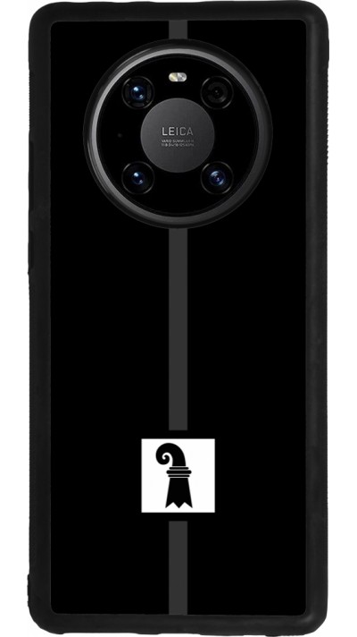 Huawei Mate 40 Pro Case Hülle - Silikon schwarz Kanton BS schwarz