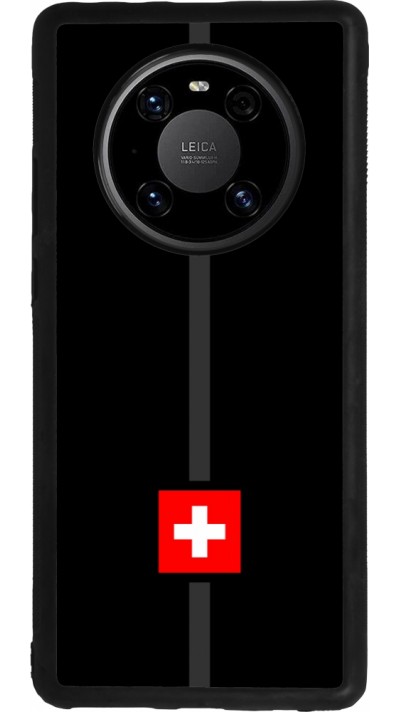 Huawei Mate 40 Pro Case Hülle - Silikon schwarz Kanton CH schwarz