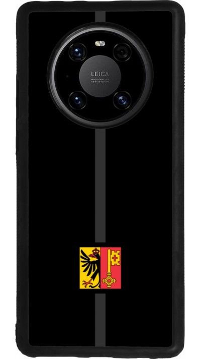 Huawei Mate 40 Pro Case Hülle - Silikon schwarz Kanton GE schwarz