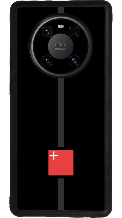 Huawei Mate 40 Pro Case Hülle - Silikon schwarz Kanton SZ schwarz