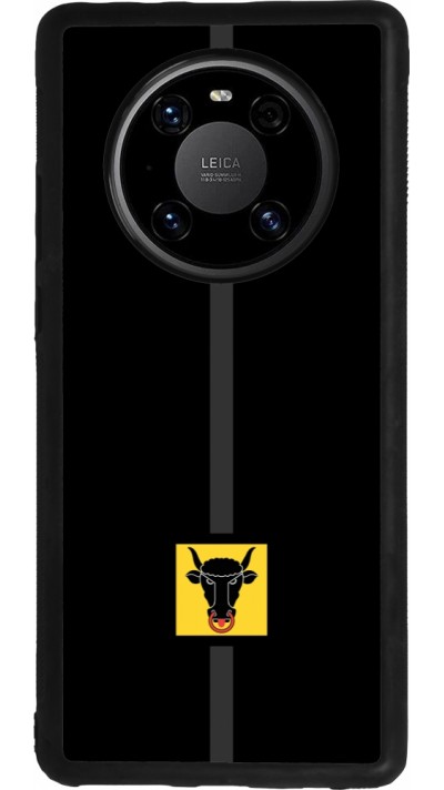Huawei Mate 40 Pro Case Hülle - Silikon schwarz Kanton UR schwarz