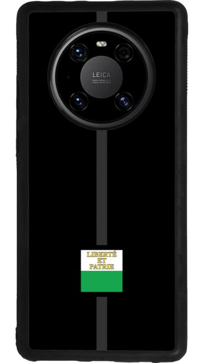 Huawei Mate 40 Pro Case Hülle - Silikon schwarz Kanton VD schwarz