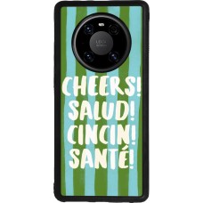 Coque Huawei Mate 40 Pro - Silicone rigide noir Cheers 2026