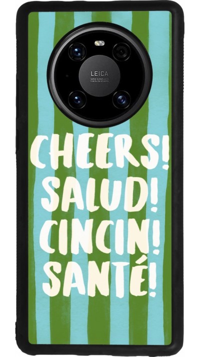 Coque Huawei Mate 40 Pro - Silicone rigide noir Cheers 2026