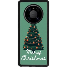 Huawei Mate 40 Pro Case Hülle - Silikon schwarz Christmas 25 Xmas Tree