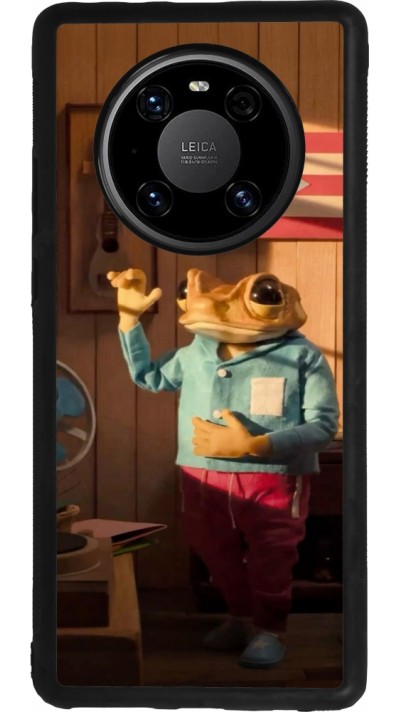 Huawei Mate 40 Pro Case Hülle - Silikon schwarz Dancing frog DTMF
