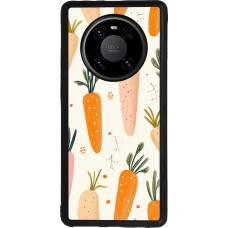 Coque Huawei Mate 40 Pro - Silicone rigide noir Easter 2026 Illustration carrots