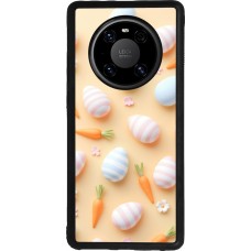 Coque Huawei Mate 40 Pro - Silicone rigide noir Easter 2026 Pattern Easter