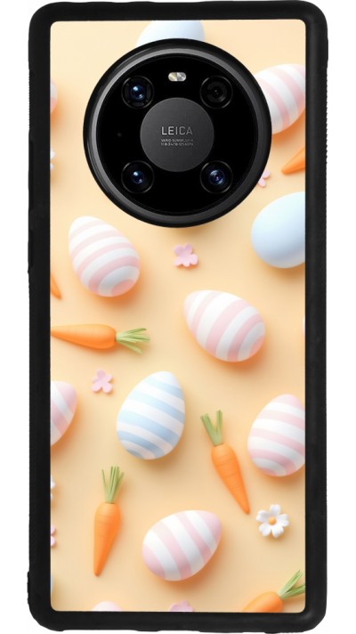 Coque Huawei Mate 40 Pro - Silicone rigide noir Easter 2026 Pattern Easter
