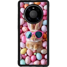 Coque Huawei Mate 40 Pro - Silicone rigide noir Easter 2026 Rabbit fun
