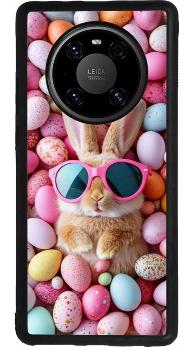 Coque Huawei Mate 40 Pro - Silicone rigide noir Easter 2026 Rabbit fun