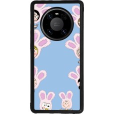 Coque Huawei Mate 40 Pro - Silicone rigide noir Easter 2026 Snoopy