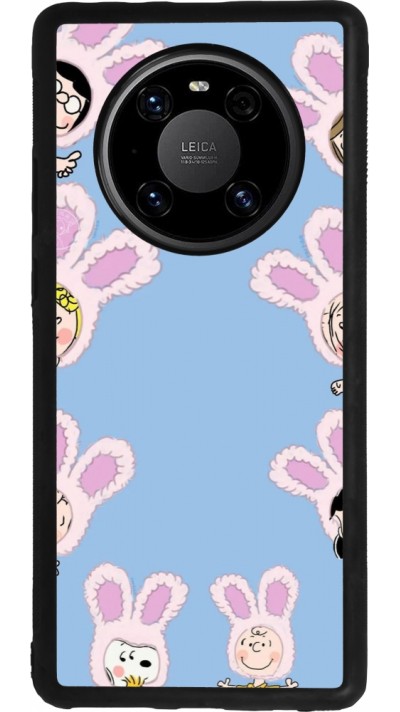 Coque Huawei Mate 40 Pro - Silicone rigide noir Easter 2026 Snoopy