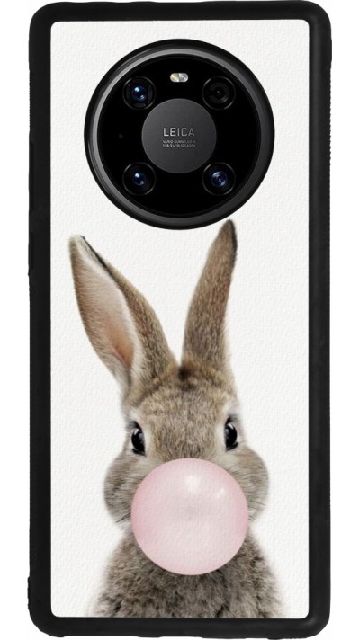 Coque Huawei Mate 40 Pro - Silicone rigide noir Easter 2023 bubble gum bunny