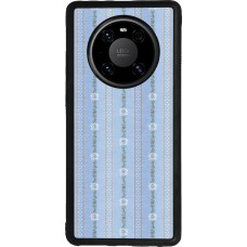 Coque Huawei Mate 40 Pro - Silicone rigide noir Edelweiss