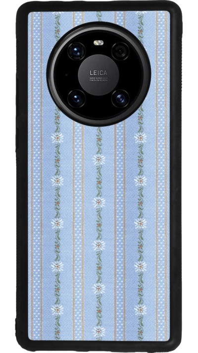 Coque Huawei Mate 40 Pro - Silicone rigide noir Edelweiss
