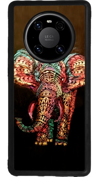 Coque Huawei Mate 40 Pro - Silicone rigide noir Elephant 02