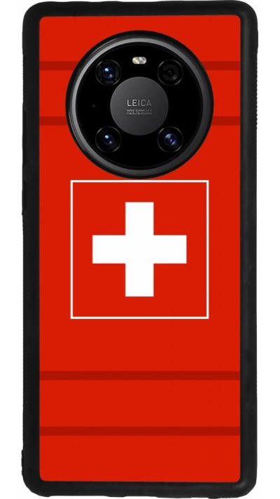 Huawei Mate 40 Pro Case Hülle - Silikon schwarz Euro 2020 Switzerland