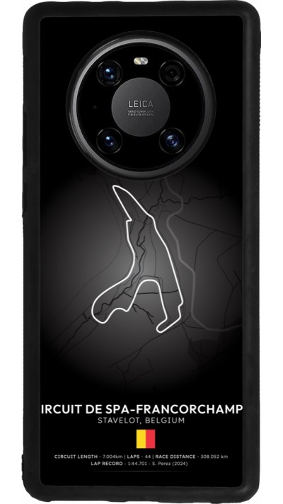 Huawei Mate 40 Pro Case Hülle - Silikon schwarz F1 Track 2025 Belgium