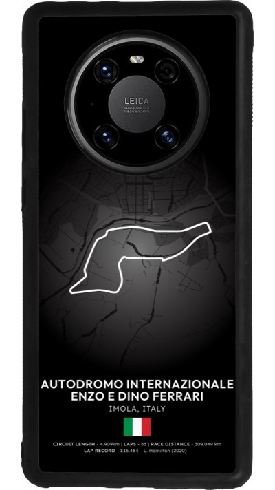 Huawei Mate 40 Pro Case Hülle - Silikon schwarz F1 Track 2025 Emilia-Rogmana