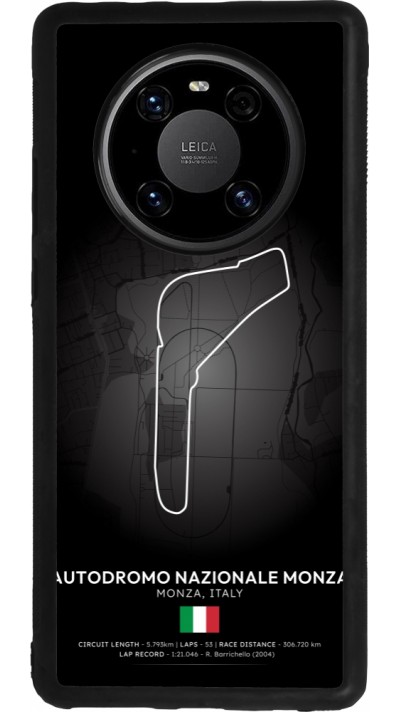Huawei Mate 40 Pro Case Hülle - Silikon schwarz F1 Track 2025 Italy
