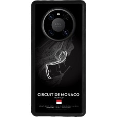 Coque Huawei Mate 40 Pro - Silicone rigide noir F1 Track 2025 Monaco