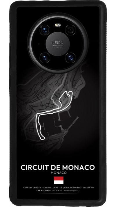 Huawei Mate 40 Pro Case Hülle - Silikon schwarz F1 Track 2025 Monaco