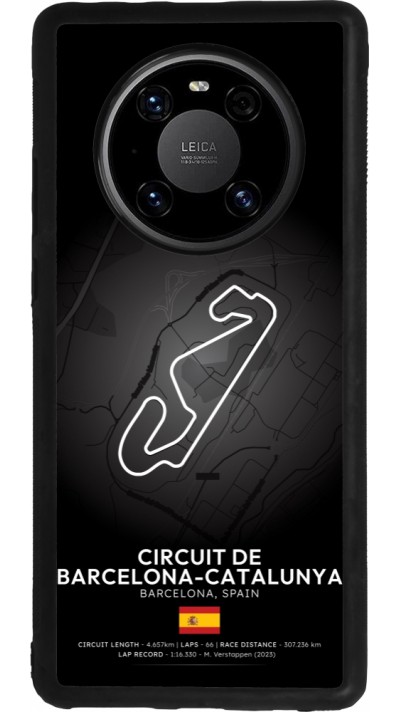 Huawei Mate 40 Pro Case Hülle - Silikon schwarz F1 Track 2025 Spain