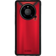 Coque Huawei Mate 40 Pro - Silicone rigide noir Maillot de football Albanie personnalisable