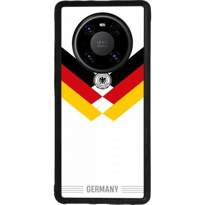 Huawei Mate 40 Pro Case Hülle - Silikon schwarz Deutschland 2026 personalisierbares Fussballtrikot