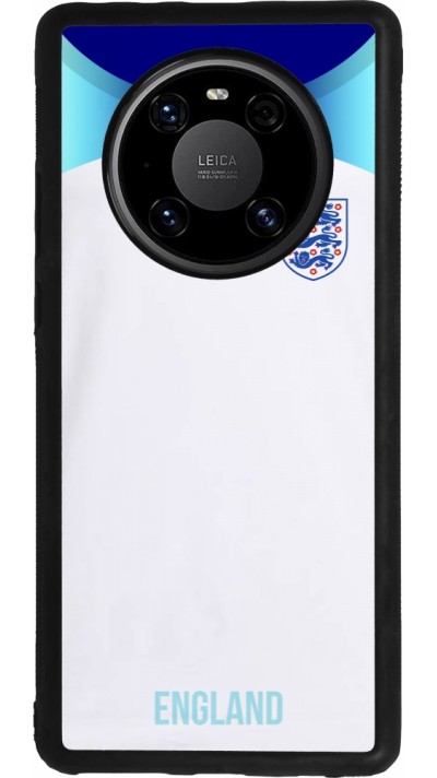 Huawei Mate 40 Pro Case Hülle - Silikon schwarz England 2022 personalisierbares Fußballtrikot