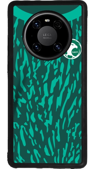 Coque Huawei Mate 40 Pro - Silicone rigide noir Maillot de football Arabie saoudite 2022 personnalisable