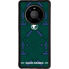 Coque Huawei Mate 40 Pro - Silicone rigide noir Maillot de football Arabie saoudite 2026 personnalisable