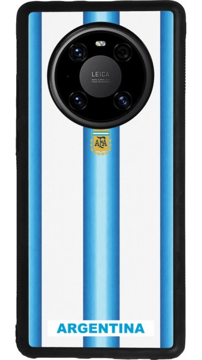 Coque Huawei Mate 40 Pro - Silicone rigide noir Maillot de football Argentine 2026 personnalisable