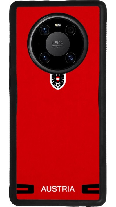 Coque Huawei Mate 40 Pro - Silicone rigide noir Maillot de football Autriche 2026 personnalisable