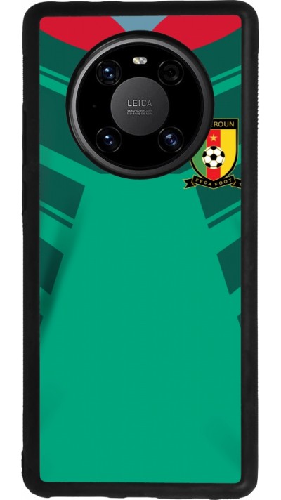 Coque Huawei Mate 40 Pro - Silicone rigide noir Maillot de football Cameroun 2022 personnalisable