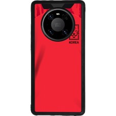 Huawei Mate 40 Pro Case Hülle - Silikon schwarz Südkorea 2022 personalisierbares Fussballtrikot