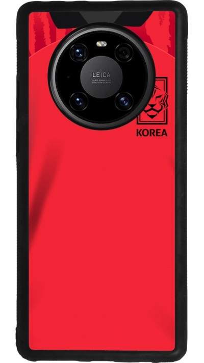 Huawei Mate 40 Pro Case Hülle - Silikon schwarz Südkorea 2022 personalisierbares Fussballtrikot