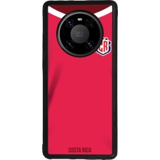 Coque Huawei Mate 40 Pro - Silicone rigide noir Maillot de football Costa Rica 2022 personnalisable