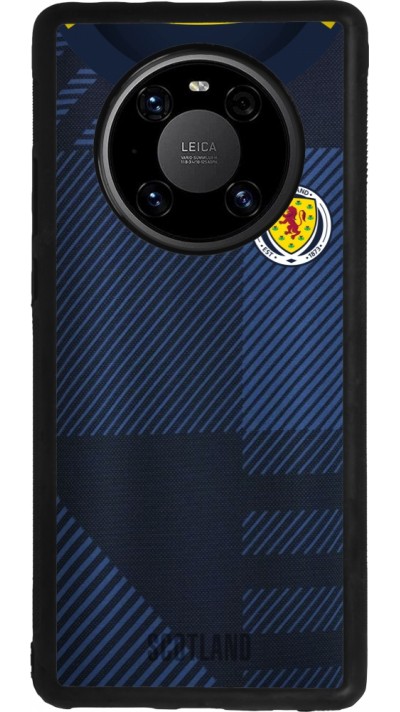 Coque Huawei Mate 40 Pro - Silicone rigide noir Maillot de football Ecosse personnalisable