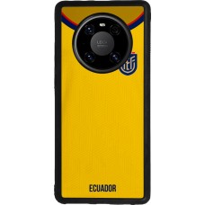 Coque Huawei Mate 40 Pro - Silicone rigide noir Maillot de football Equateur 2022