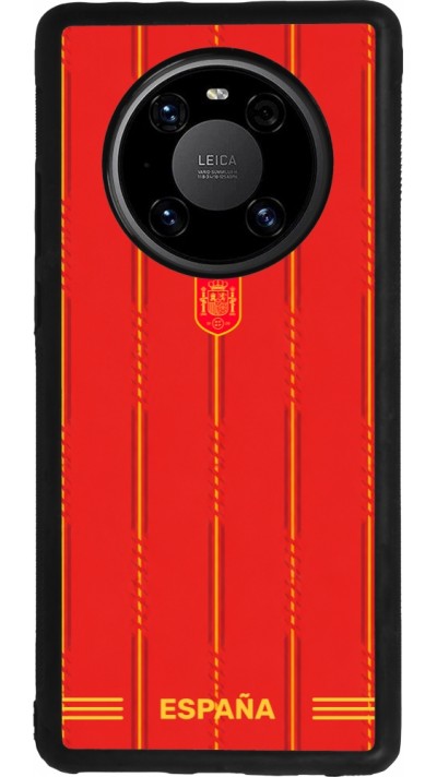 Coque Huawei Mate 40 Pro - Silicone rigide noir Maillot de football Espagne 2026 personnalisable