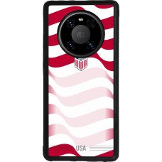 Huawei Mate 40 Pro Case Hülle - Silikon schwarz Vereinigten Staaten 2026 personalisierbares Fussballtrikot