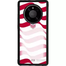 Huawei Mate 40 Pro Case Hülle - Silikon schwarz Vereinigten Staaten 2026 personalisierbares Fussballtrikot