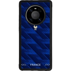 Coque Huawei Mate 40 Pro - Silicone rigide noir Maillot de football France 2026 personnalisable