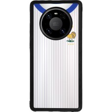 Coque Huawei Mate 40 Pro - Silicone rigide noir Maillot de football France Extérieur personnalisable