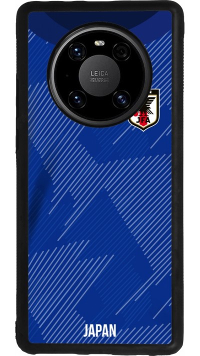 Coque Huawei Mate 40 Pro - Silicone rigide noir Maillot de football Japon 2022 personnalisable