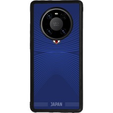 Coque Huawei Mate 40 Pro - Silicone rigide noir Maillot de football Japon 2026 personnalisable