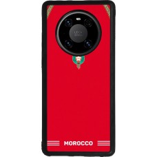 Coque Huawei Mate 40 Pro - Silicone rigide noir Maillot de football Maroc 2026 personnalisable