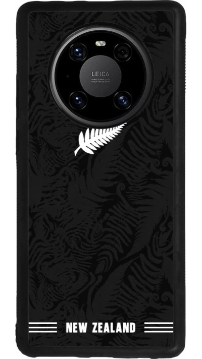 Huawei Mate 40 Pro Case Hülle - Silikon schwarz Neuseeland 2026 personalisierbares Fussballtrikot